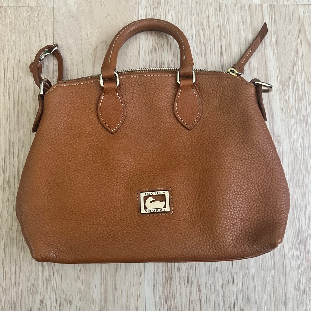 Dooney & Bourke Tan Pebble Leather Purse